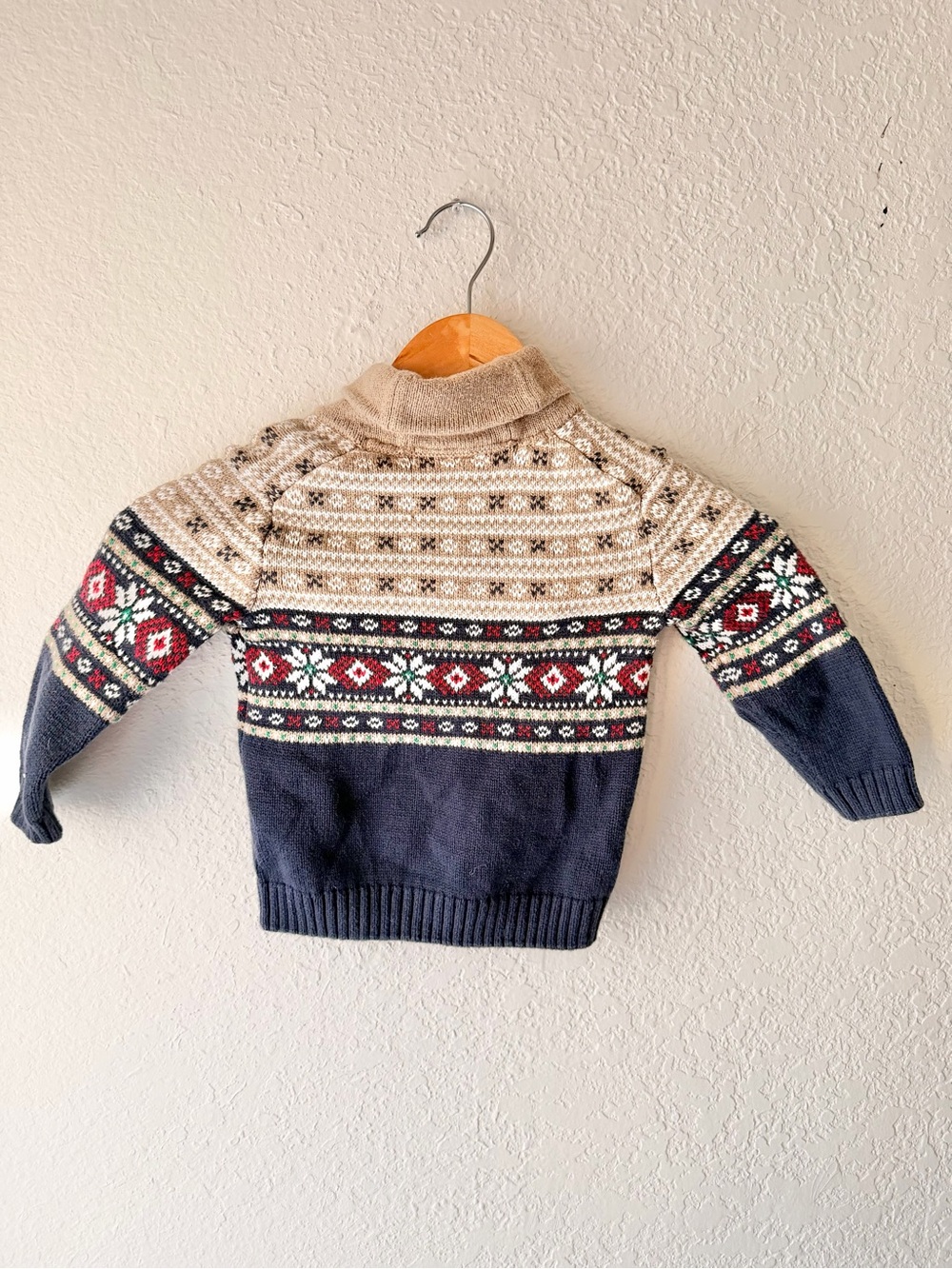 Janie & Jack Fair Isle Christmas Sweater Sz 18-24M - Picture 5 of 5